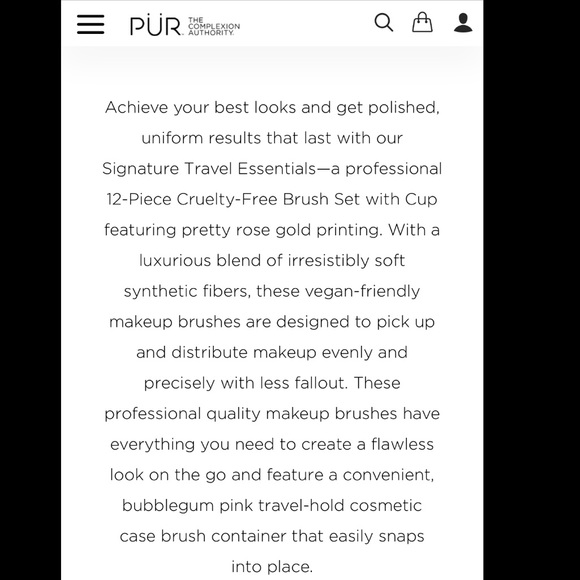 Pür Makeup Brushes - Picture 5 of 5